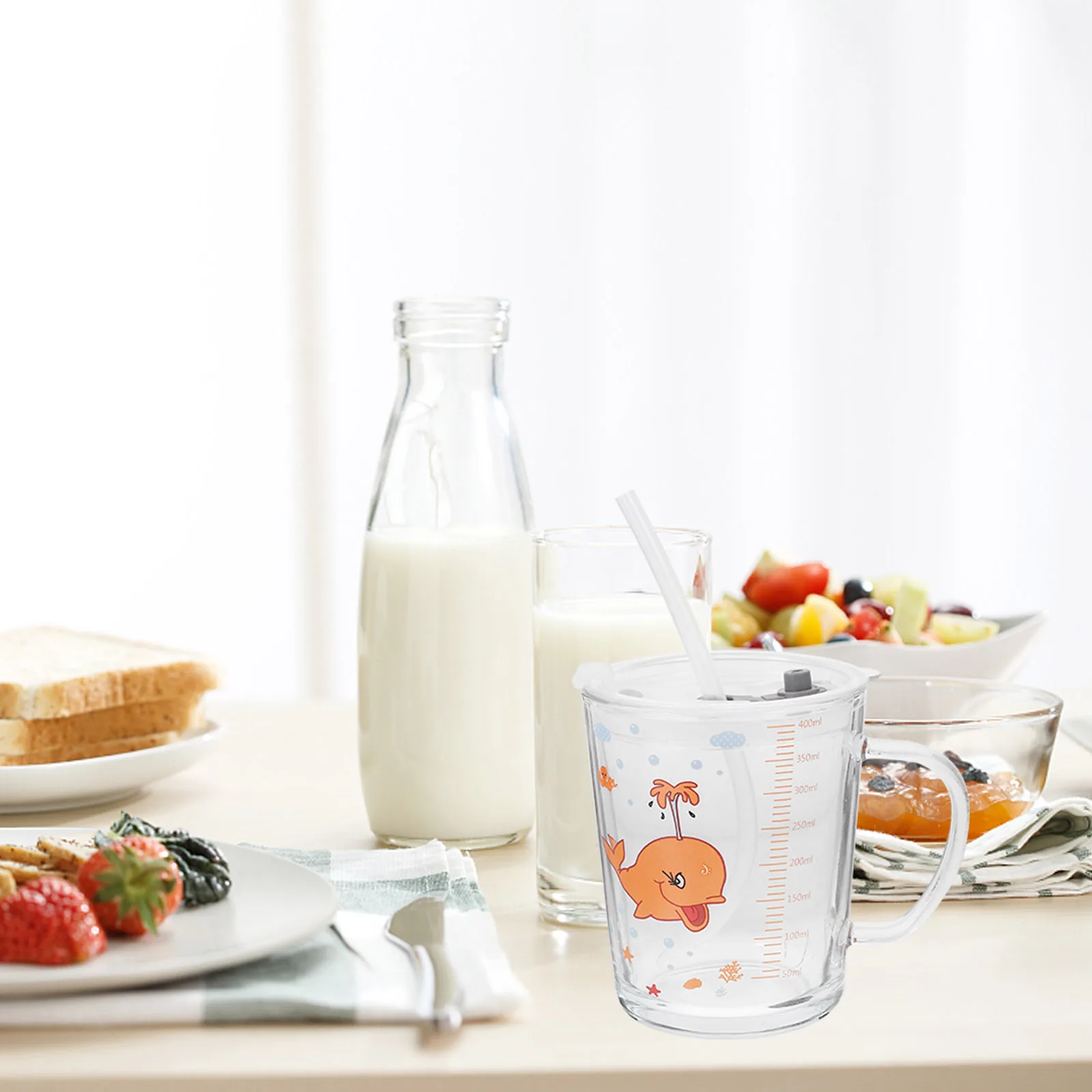 1 шт. Стакан с измерительной шкалой для детей