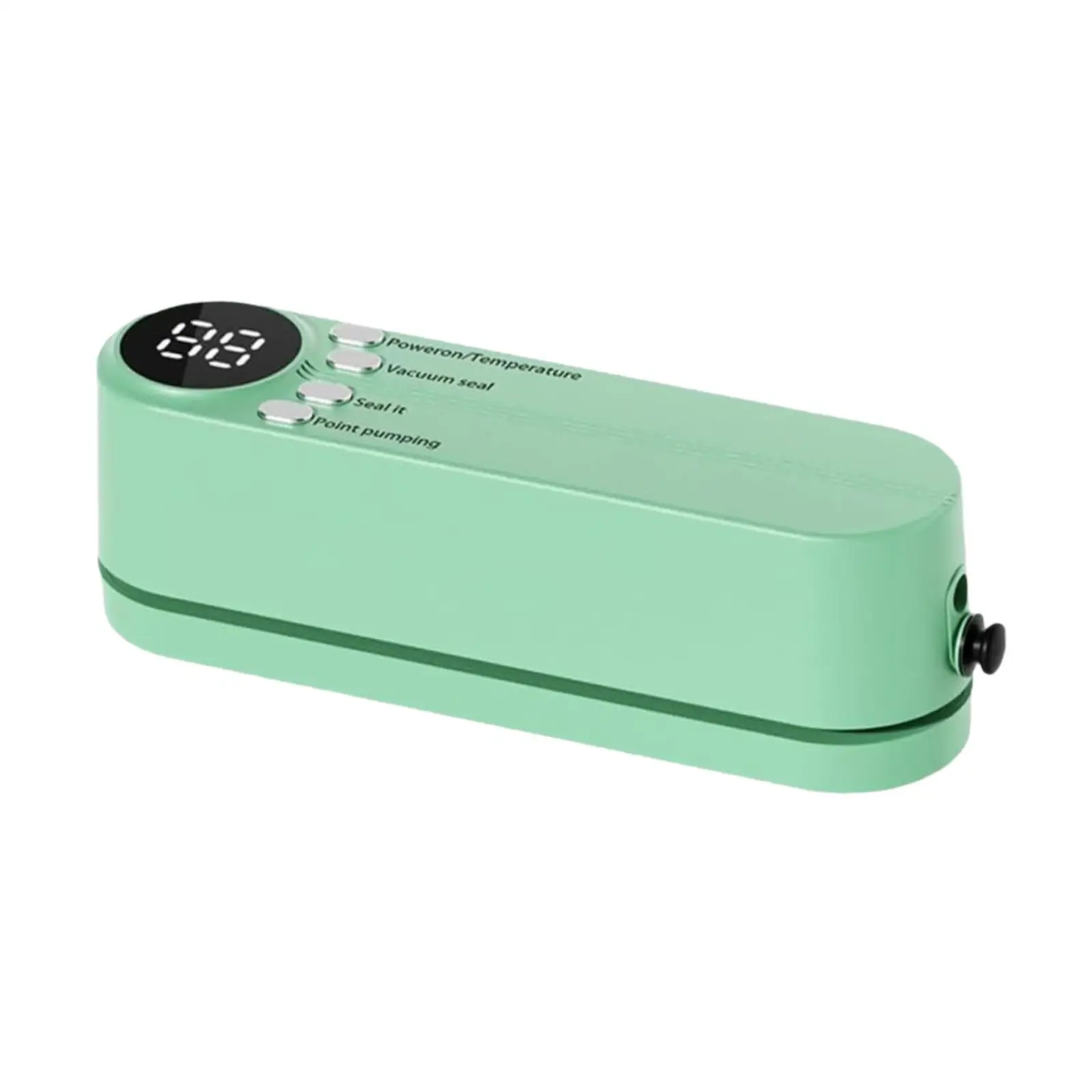 Portable Bag Vacuum Sealer ABS Plastic Mini Vacuum Packing Machine Food Stocker for Home Storage Travel Use