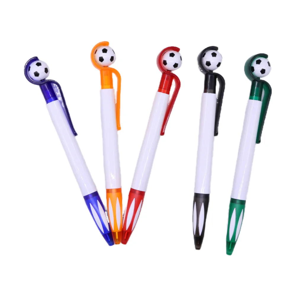 

Оптовая продажа, 20 шт., 0,7 мм, креативные канцелярские товары, милые футбольные шариковые ручки