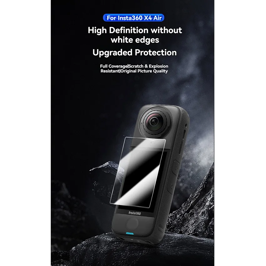 For Insta360 X4 Air High-Definition Tempered Glass Screen Protector Screen Protector Accessories