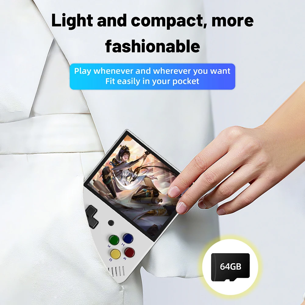 Carte mémoire de jeu professionnelle 64G/128G, stockage de cartes de jeu, accessoires de Console de jeu portable pour Miyoo Mini Plus V3 de 3.5 pouces