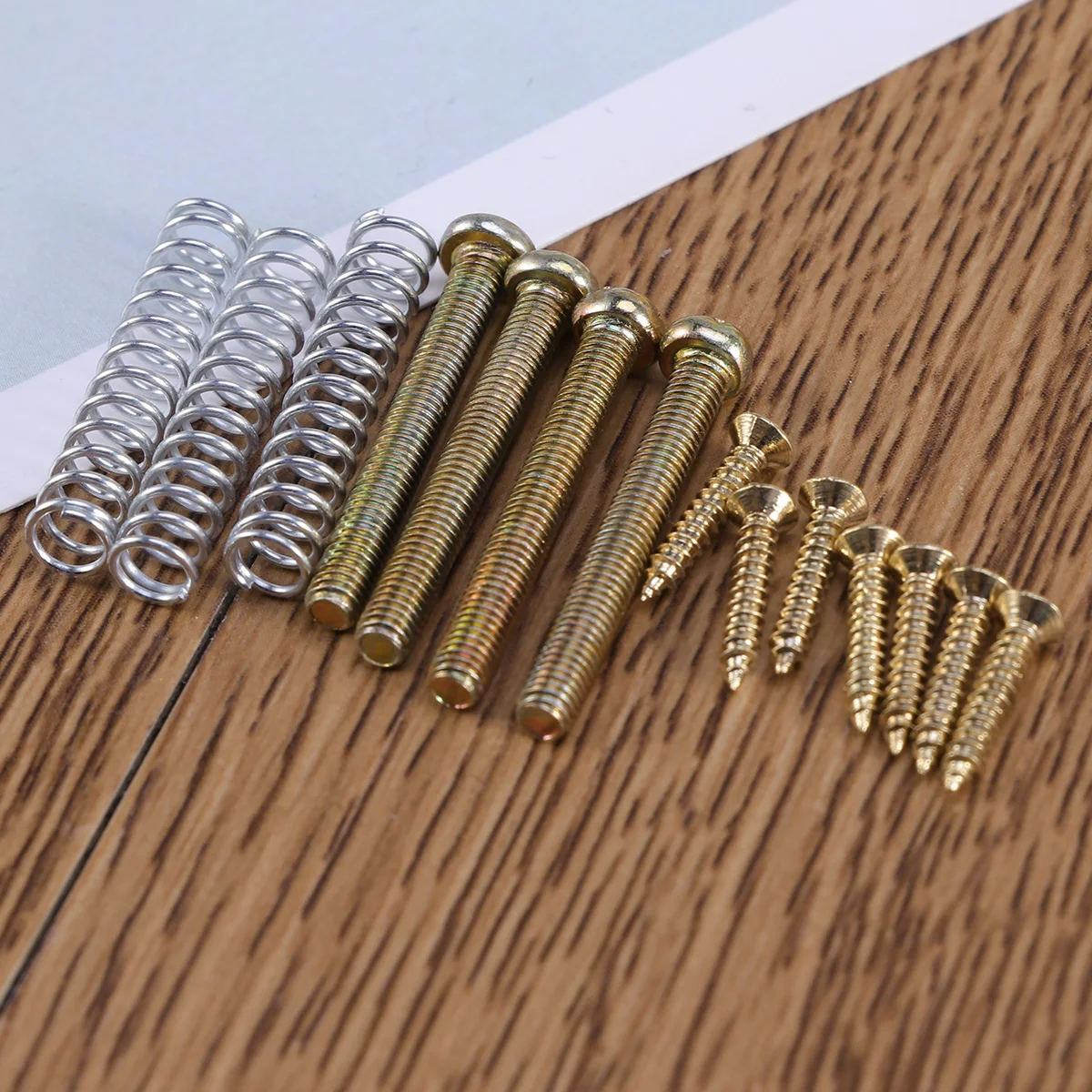 

Electric Guitar Screw Set 3mm Dome Headed Humbucker Mounting Screws Springs for ES Pickup Accessories