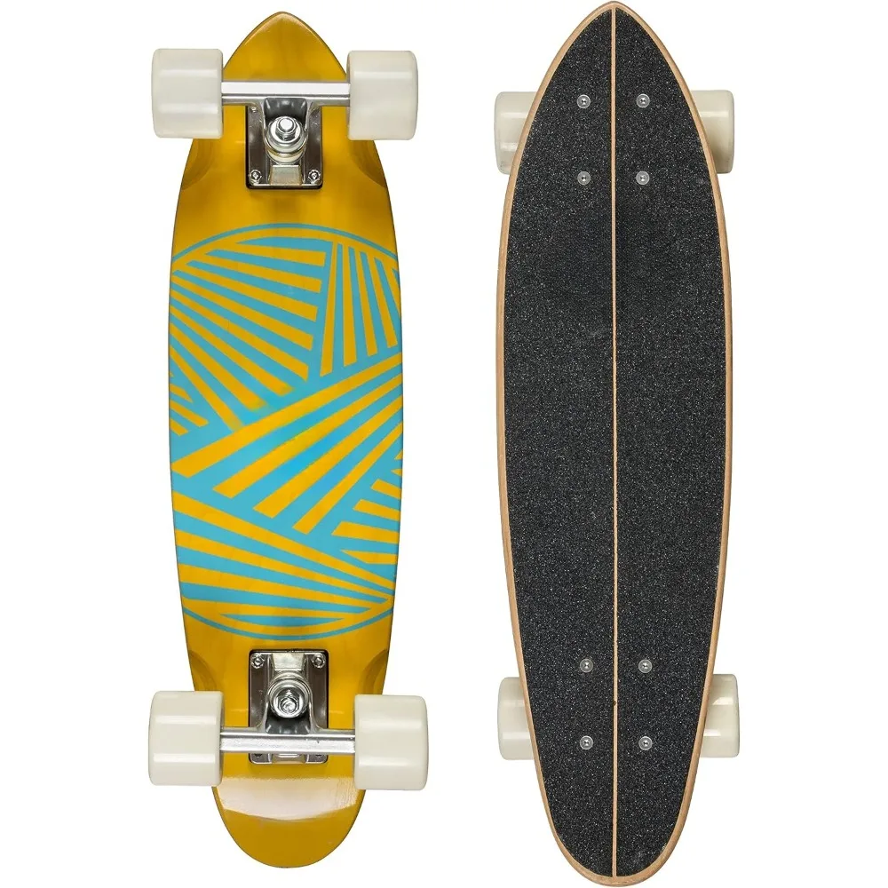 

Skateboard -24 Inches -27.5 Inches Sturdy 7-layer Canadian Maple Complete Skateboard -60mm PU Wheels with High-speed ABEC