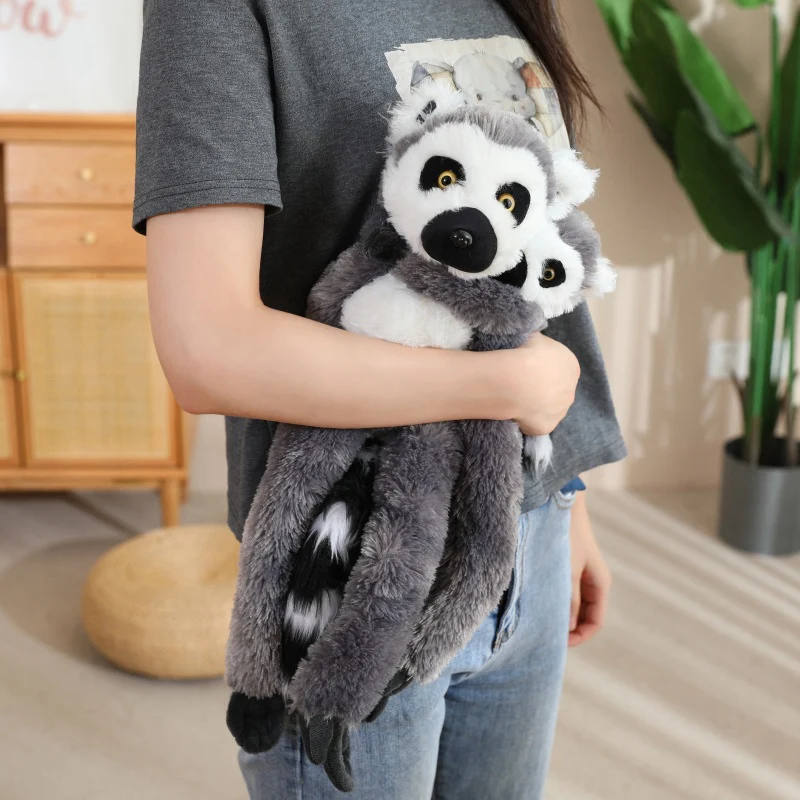 50/70CM Schöne Lange Arm Affe Suspension Plüsch Spielzeug Kreative Simulation Ausgesetzt Faultier Orang-utan Lemur Plushie Kissen puppe – Detail 14