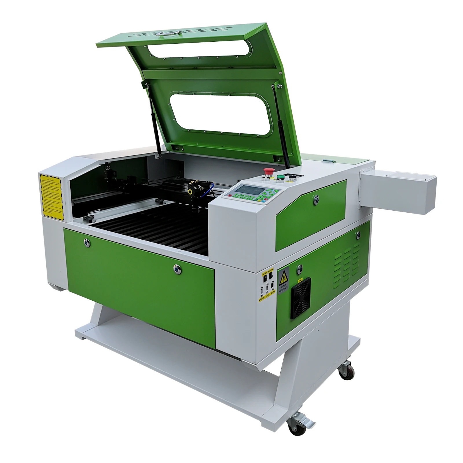 

100W laser cutting engraving machine 7050/5070 co2 laser engraver cutter with Ruida system for leather crystal