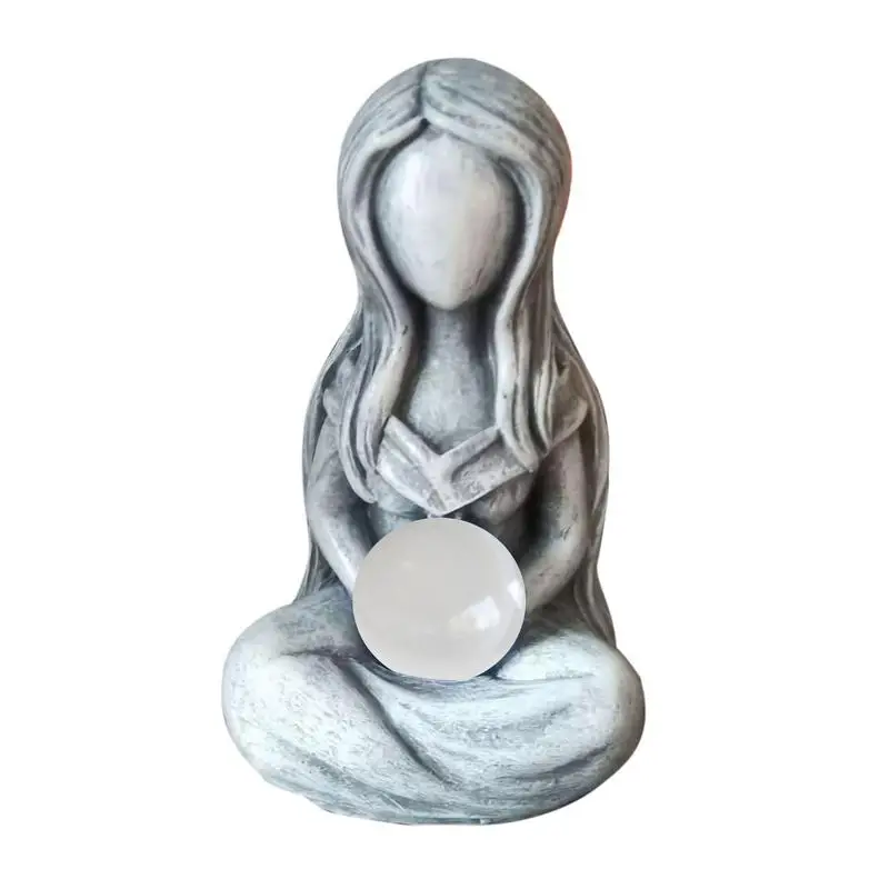 Mini Mother Earth Goddess Statue Resin Gaia Statues Figurine Gaia Statue Mythic Figurine Nemesis Mother Gift Figurine