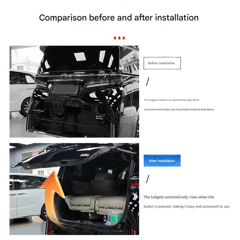 Car Electric Tailgate Module for Toyota Alphard Vellfire 40 Series One-Touch Trunk Opening Plug-and-Play Upgrade Controller
