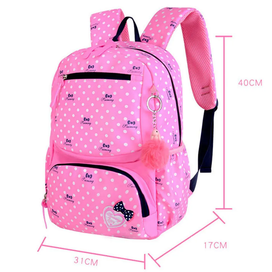 Tas punggung sekolah motif, tas ransel anak-anak, tas sekolah modis, tas ransel cantik untuk anak perempuan, tas sekolah pelajar Mochila sac 3 buah/set