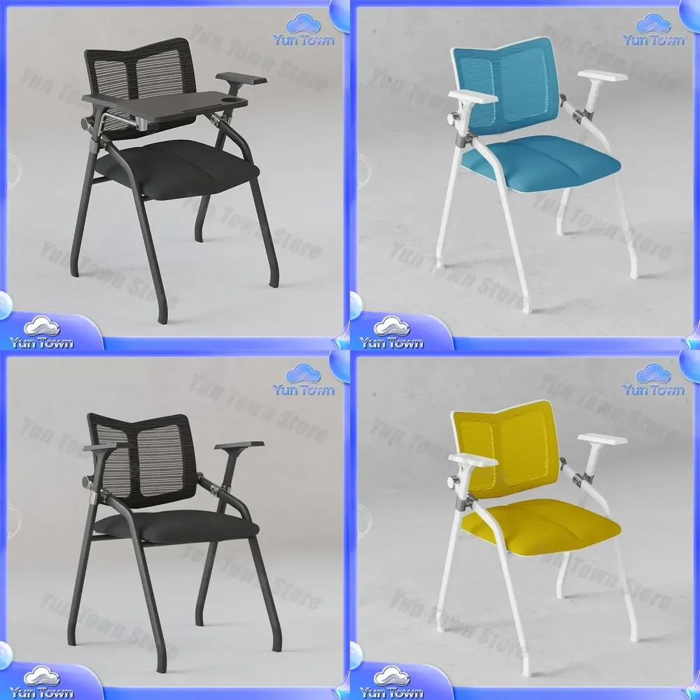 for Ergonomic Training Chair with Writing Board Multi-Color Optional Classroom Lecture Seat Educational Furniture Office