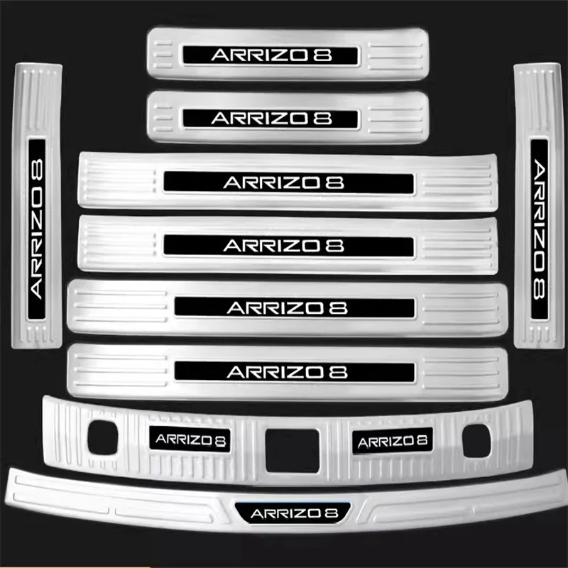 

For Chery Arrizo 8 2021-2023 Special Decorative Accessories Door Sill Strips Welcome Steps Trunk Guard Car Accessories beautiful