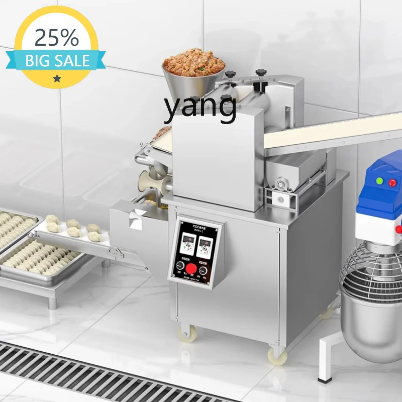 Lcx小型自動業務用大型模造手作り一体型蒸し餃子ワンタンレース餃子製造機