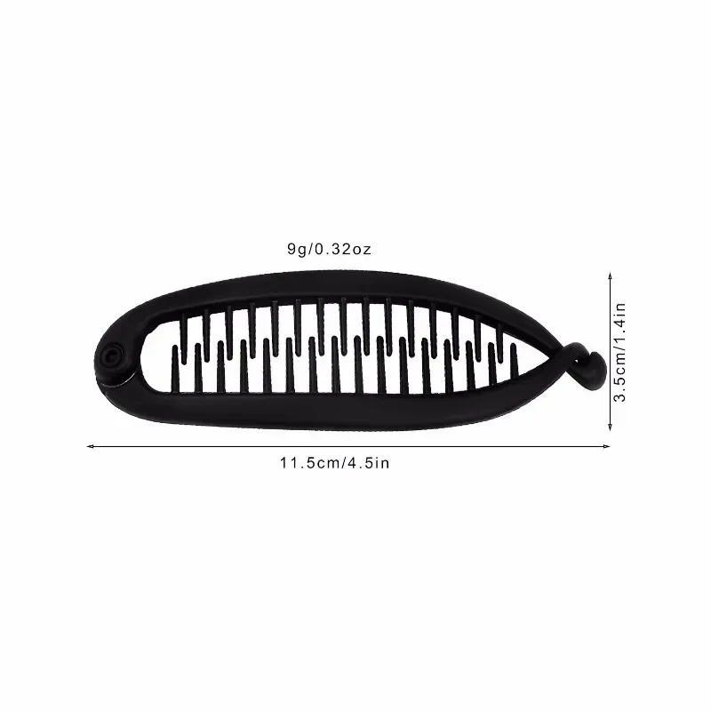 Matte Fish Shaped Hairpin Ponytail Banana Hair Clip Headband for Women Hair Accessories HairgripsTwist Clamp Barrettes Headwear