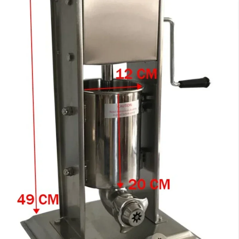 YYHC304 stainless steel 2L Manual vertical Churros Maker Machine with 3 size nozzles