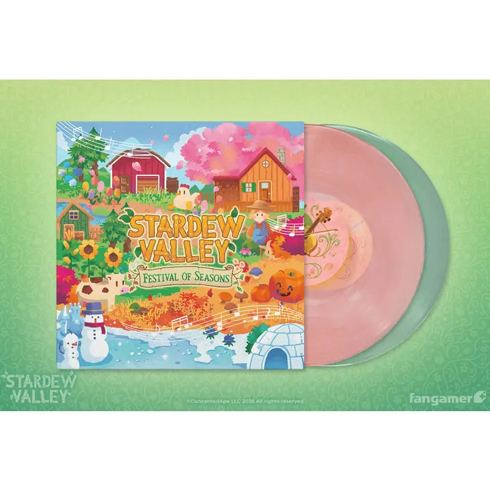 Stardew Valley Seasons Concert 2LP Colored Vinyl Fangamer Official Soundtrack Video Game Music Import