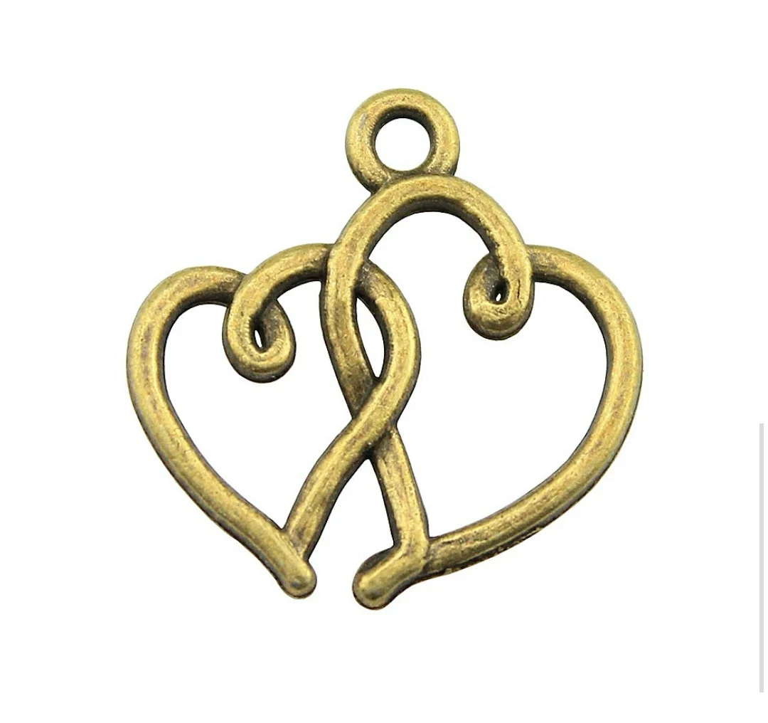 

40pcs 19x19mm Zinc alloy metal tibetan silver,antiqued bronze plated charm T1116 for jewelry making