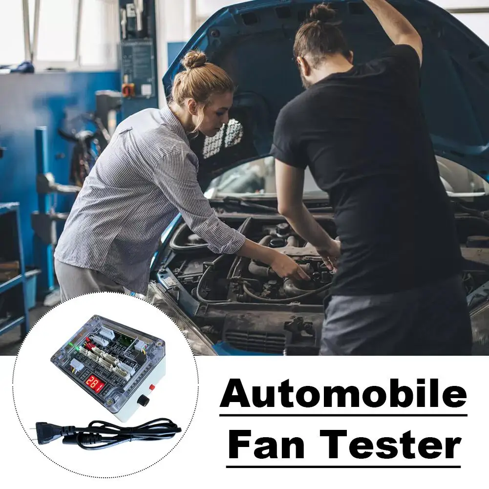 

Air Conditioner 3-Wire/5-Wire DC Fan Motor Tester – Short-Circuit Protection, Speed Adjustment For HVAC Motor Diagnostics T B0P6