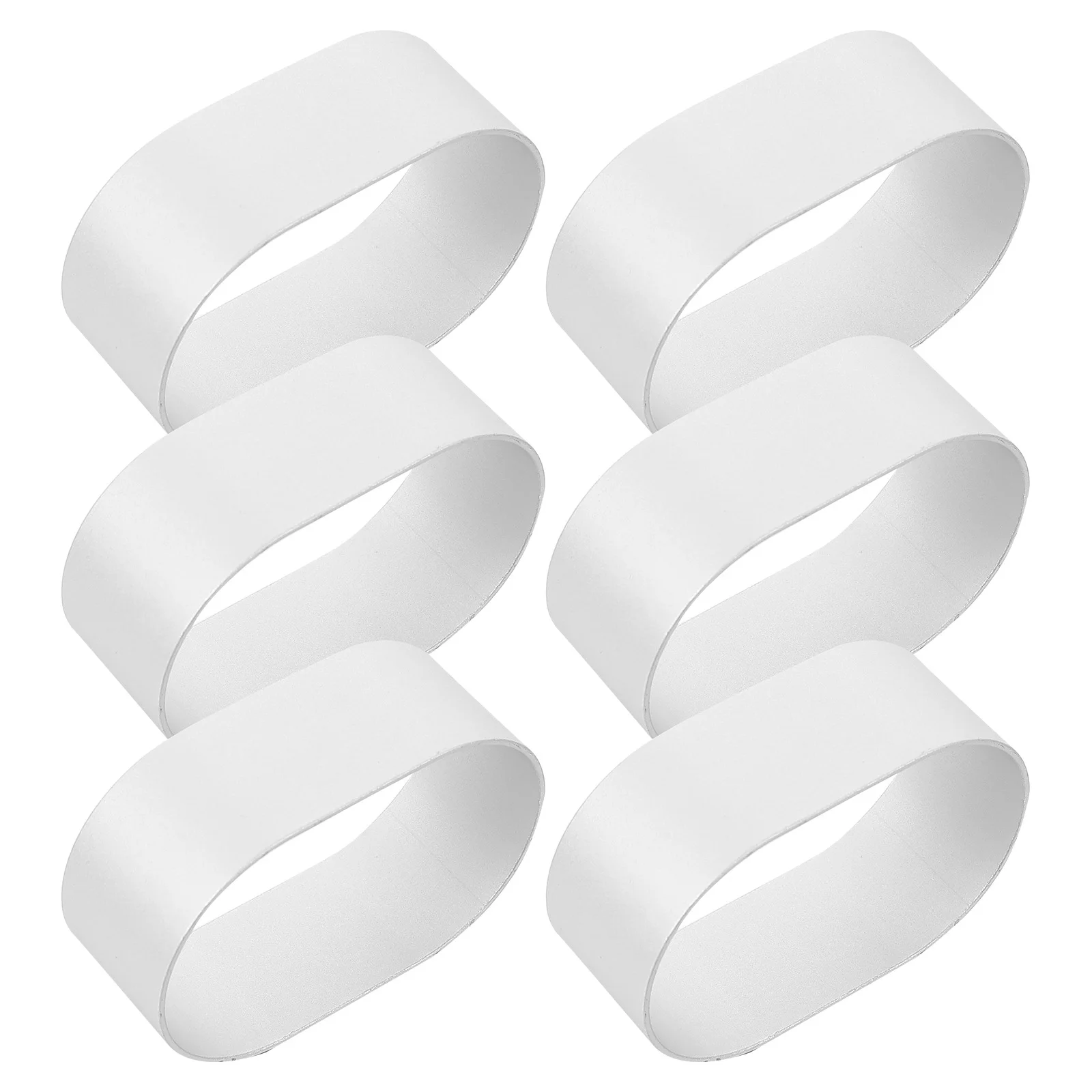 

6 Pcs Alloy Cake Baking Mold DIY Oval Mousse Circle Sturdy Home Cake Making Mould Bakeware Kitchen Bar Tools