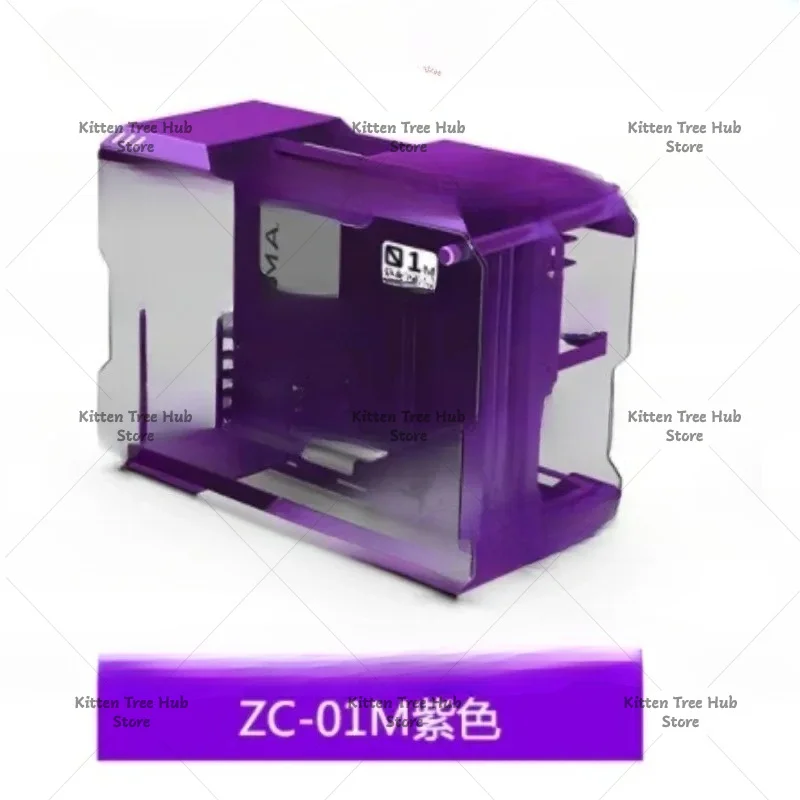 ZC-01M Chassis Glass Side Transparent Open Aluminum Alloy Chassis
