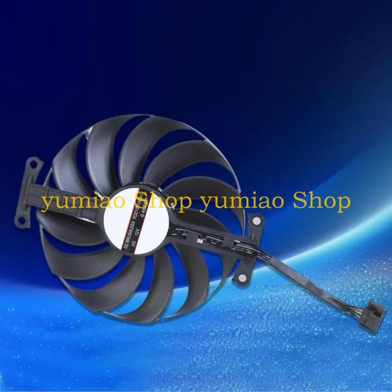 

587B Coolers Fan for GTX1650 PHGTX1650-O4GD6-P VGA Fan Graphics Card Cooling Fan 12V 6Pin