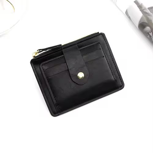 Luxury Small Men's Credit ID Card Holder Wallet Male Slim Leather Wallet with Coin Pocket Brand Designer Purse for Men Women - Image 8