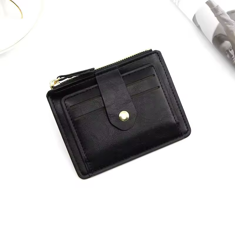 Luxury Small Men's Credit ID Card Holder Wallet Male Slim Leather Wallet with Coin Pocket Brand Designer Purse for Men Women - Image 8