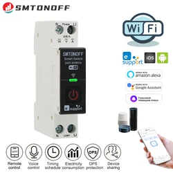 eWeLink Smart Switch with Power energy Monitoring Timer Switch App Monitoring Current Voltage Consumption