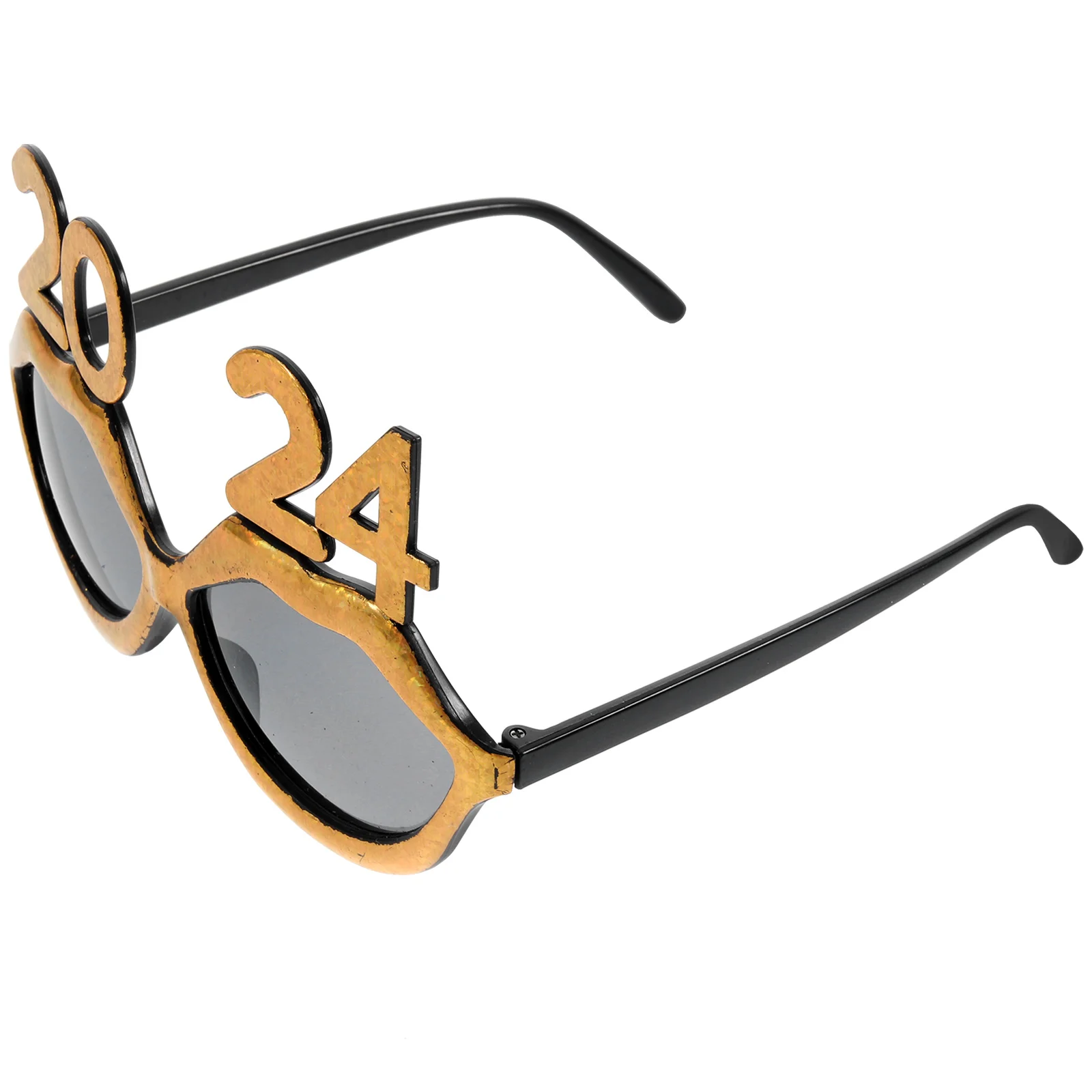 

New Year Glasses 2024 Funny Eyewear Round Sunglasses Reusable Safe For Festive Gathering New Year Costumes