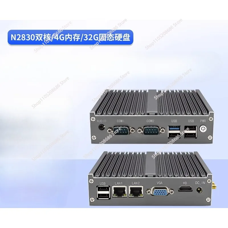 Fanless Mini Industrial  Quad Cor Embedded Computer