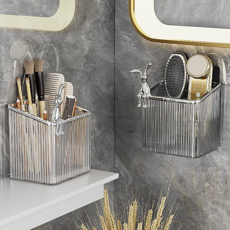 

Bathroom storage rack without punching, bathroom storage box, wall mounted toilet, kitchen sink, and storage cylinder