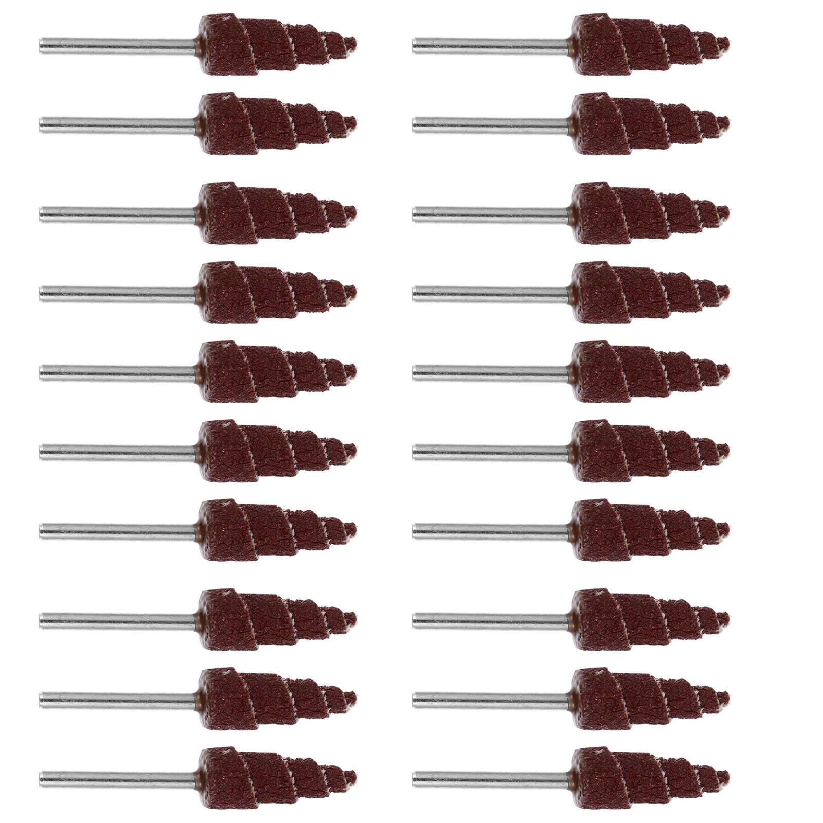 

20pcs conical Abrasive Cloth Grinding Sanding Deburring Tool Rotary Polishing Wheel For Salon Home Studio Wear-Resistant