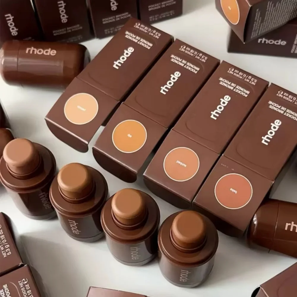 Newest Rhode Brand Pocket Bronze Stick Face Corrector Nose Shadow Contouring Makeup Cosmetics Lasting Moisturizing Lip Gloss