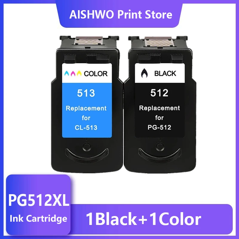 

1set Compatible PG512 CL513 for Canon pg 512 cl 513 ink cartridge for Pixma MP230 MP250 MP240 MP270 MP480 MX350 IP2700 printer