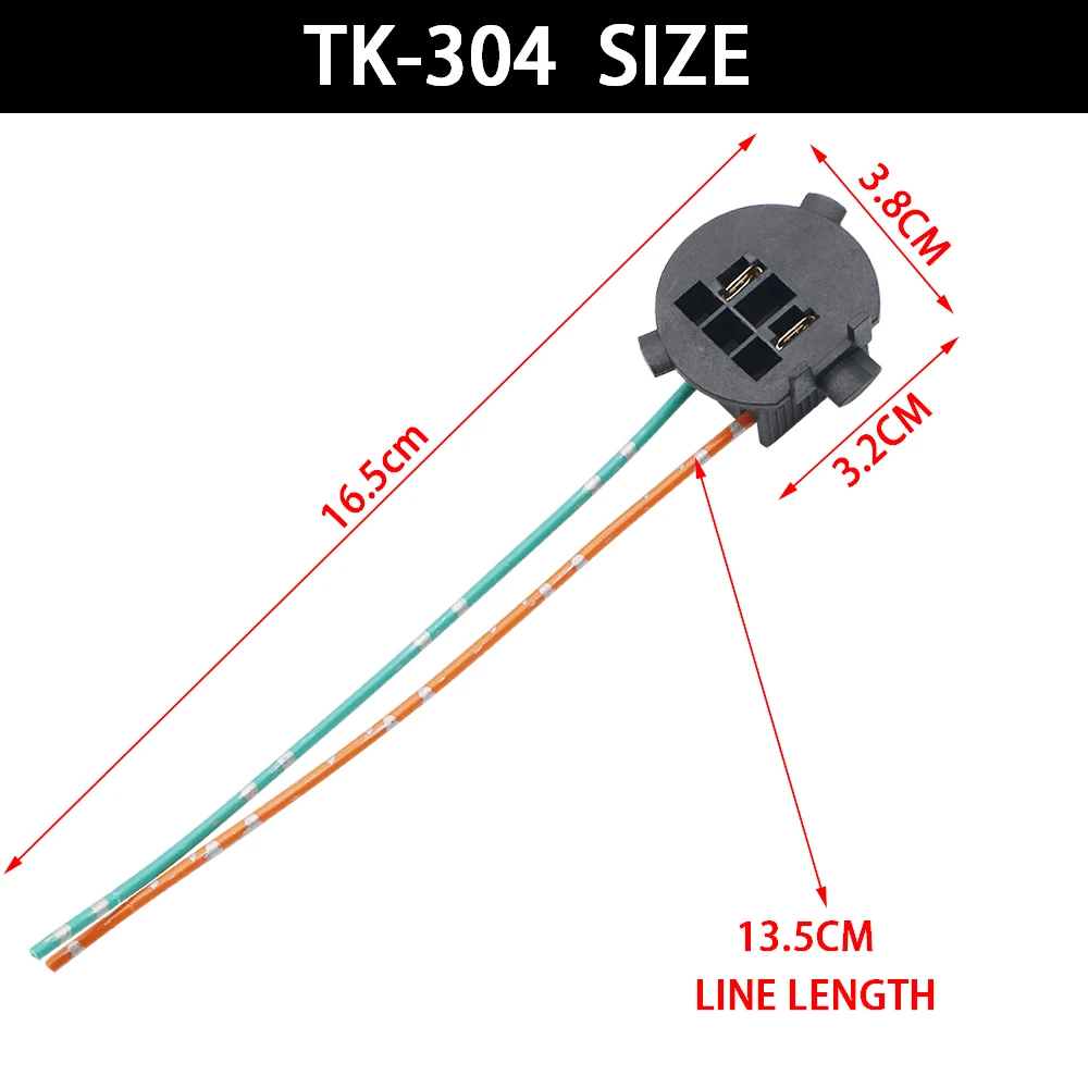 YSY 2pcs Car Headlight Bulb Base Holder Wire Adapter For Hyundai New Santafe H7 Halogen Lamp Socket Connector Wiring Harness