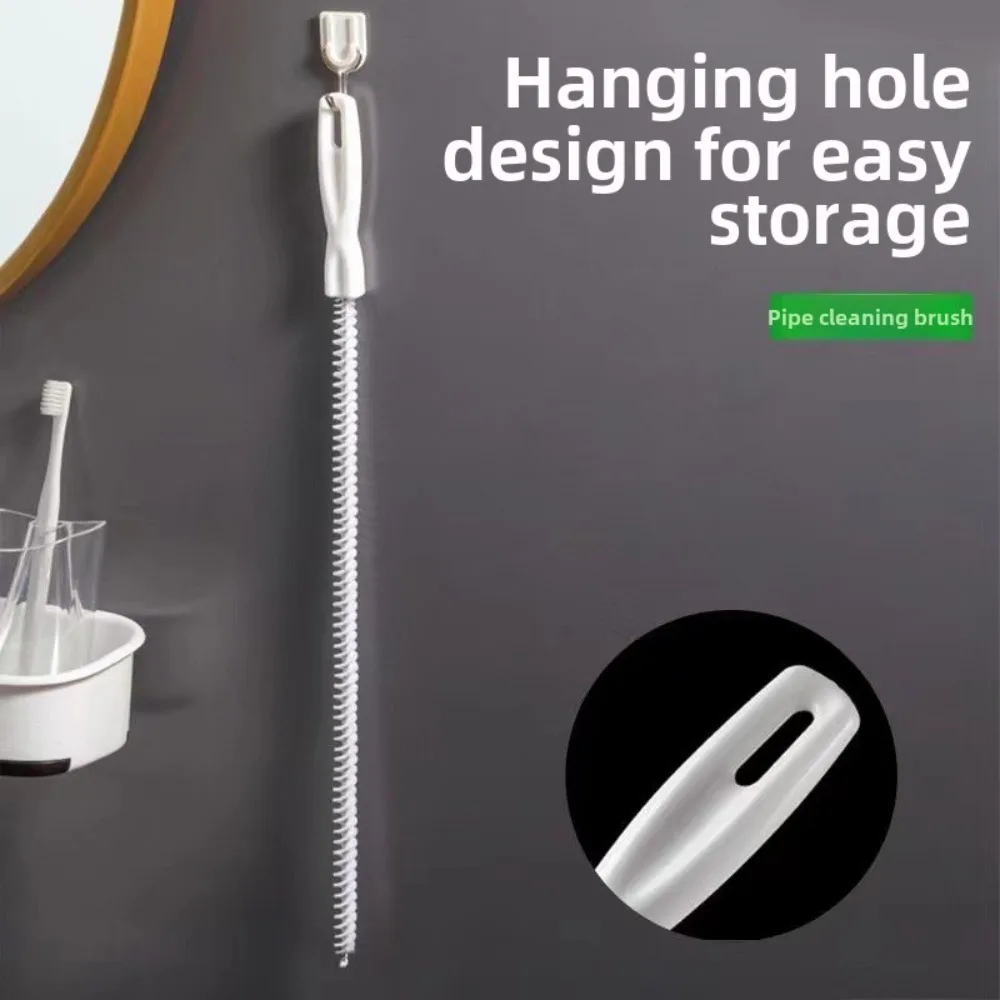 Washbasin Cleaning Brush Pipe Cleaner Water Pipe Manual Dredging Tool Sewer Drainer Hair Cleaner Plunger Home Drain Unclogger