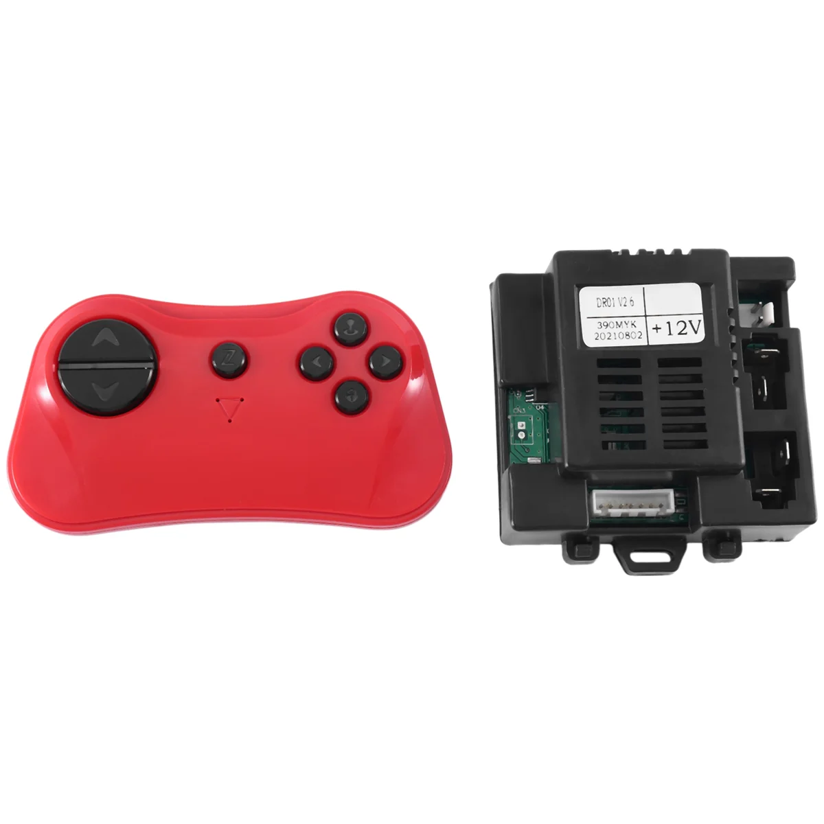 Practical DR01 V2.6 390MYK 12V 2.4G Bluetooth Remote Control and Receiver for Children Electric Vehicle Replacement Parts