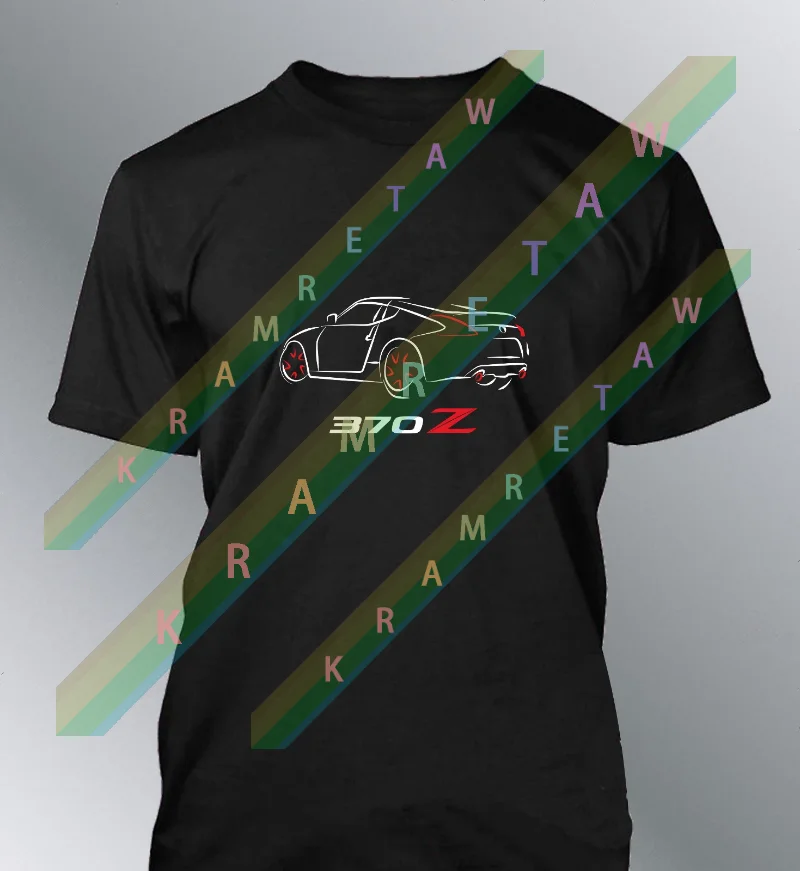 

370Z car Enthusiast T-shirt Summer 100% Cotton Streetwear Cool Tee