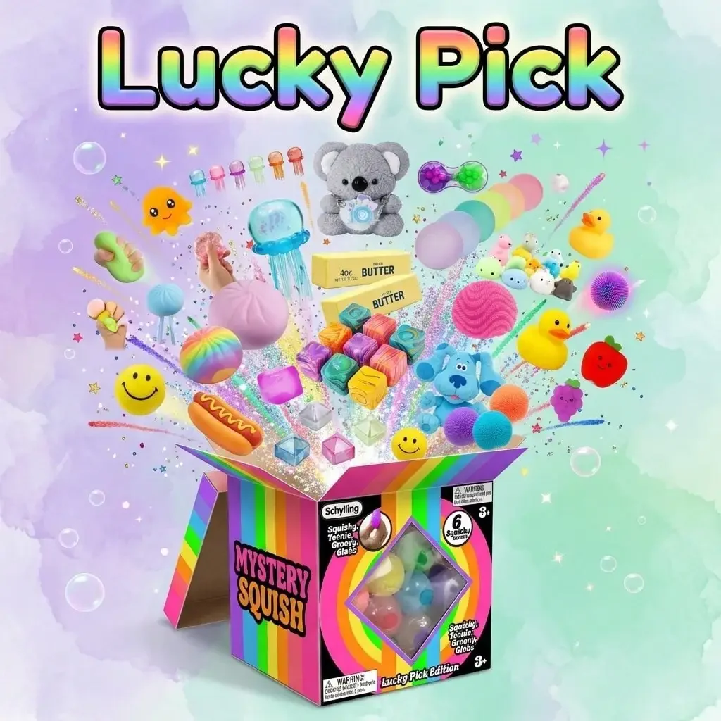 

1PC Mix Random Squishy Blind Box – 3 Independent Pulls (Min. 2 Items Guaranteed) Lucky Surprise Set