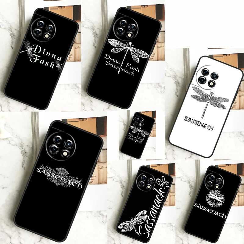 Outlander Sassenach Dragonfly Case For OnePlus 12 12R 11 9 10 Pro 10R 9R 8T 10T Nord CE 2 3 Lite 2T N10 N20 N30 CE4 Cover