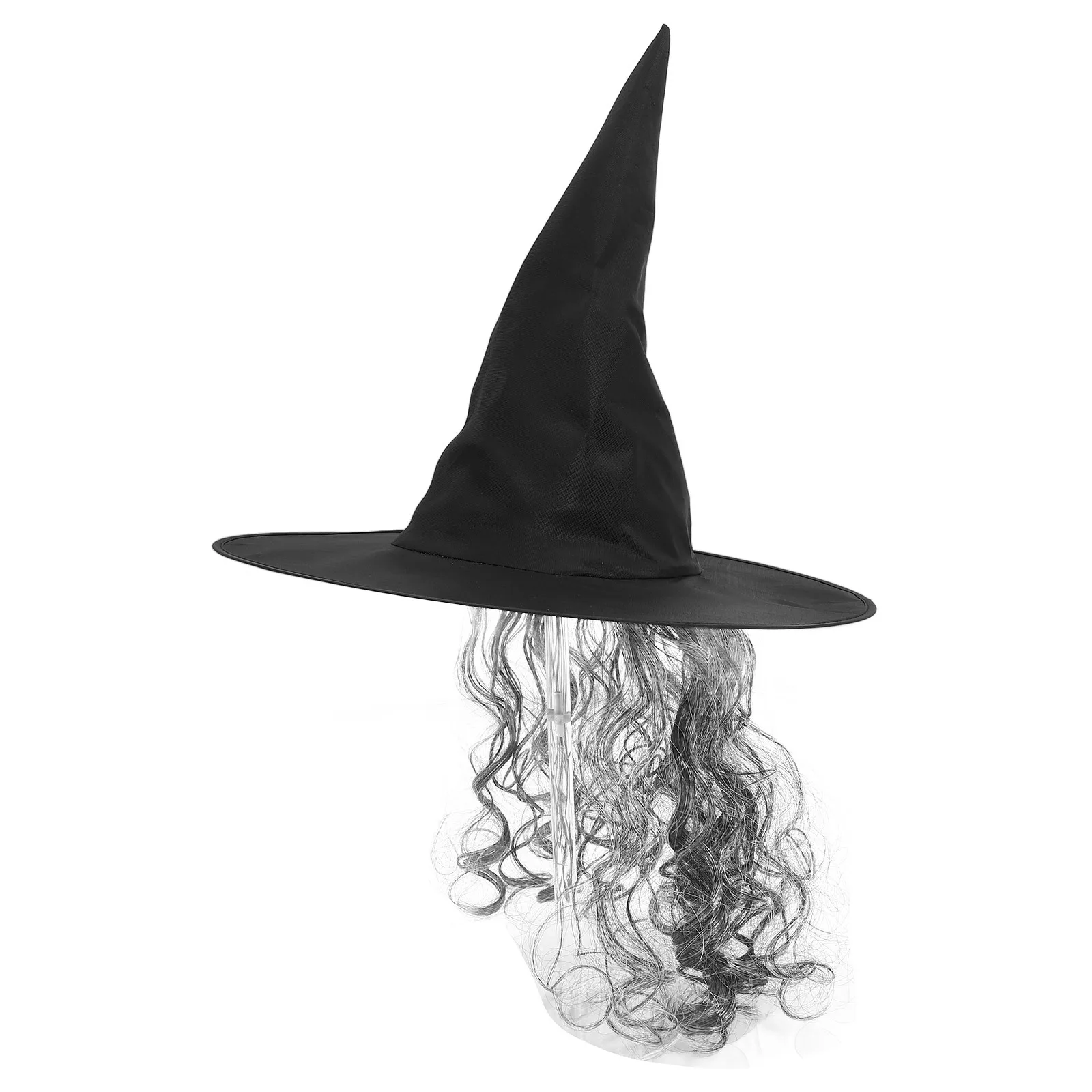 Witch Hat Women Halloween Cosplay Wide Brim Party Photo Prop Lightweight Festival Accessory Decorative Costume Hat