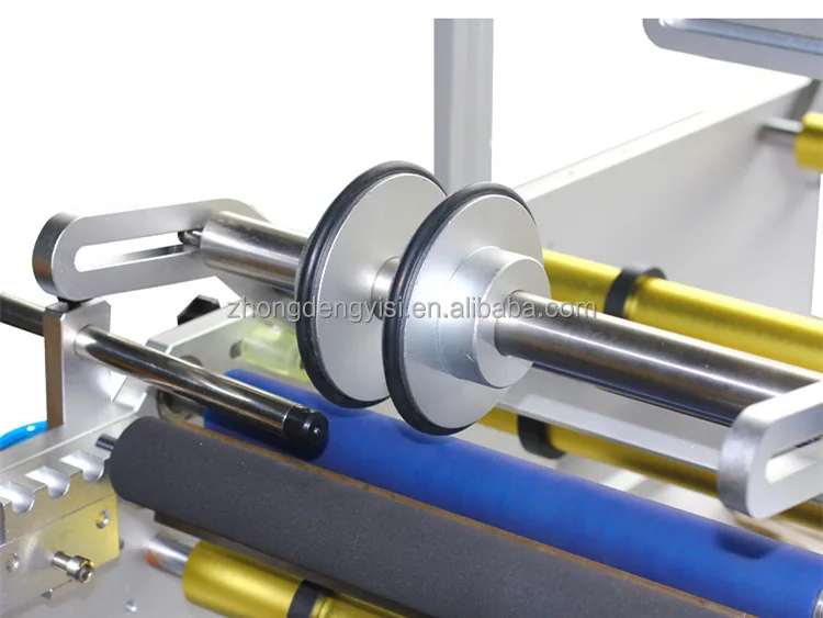 Semi Automatic Square Bottle Labeling Machine Self Adhesive Labeler for Hexagon Bottle Glass Jar