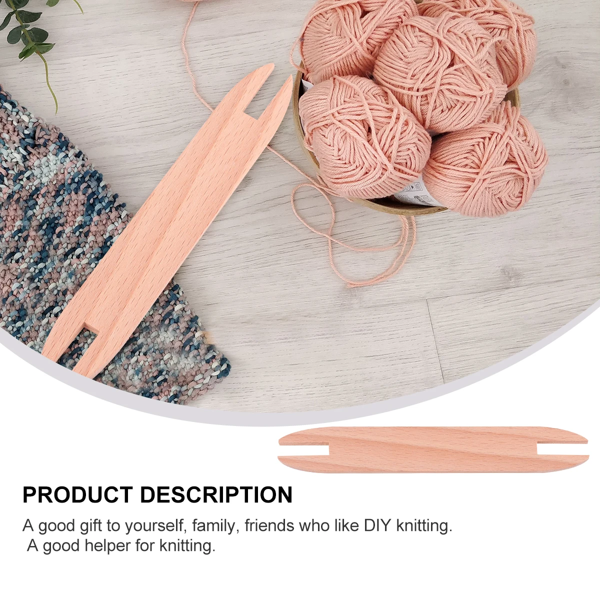 

Wooden Shuttle For Weaving Knitting Diy Crafts Sewing Tool Smooth Durable Handmade Gift Lovers Small Size Tapestry Weaving Stick