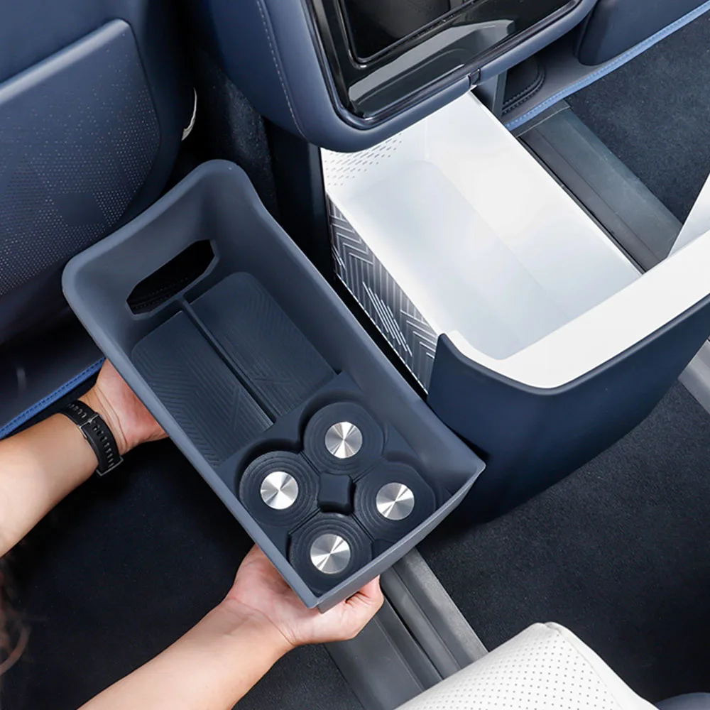 وسادة حماية من السيليكون للثلاجة الخلفية لـ ZEEKR 9X 2025 2026 ملحقات تعديل السيارة مقاومة للخدش ومقاومة للاهتراء #5