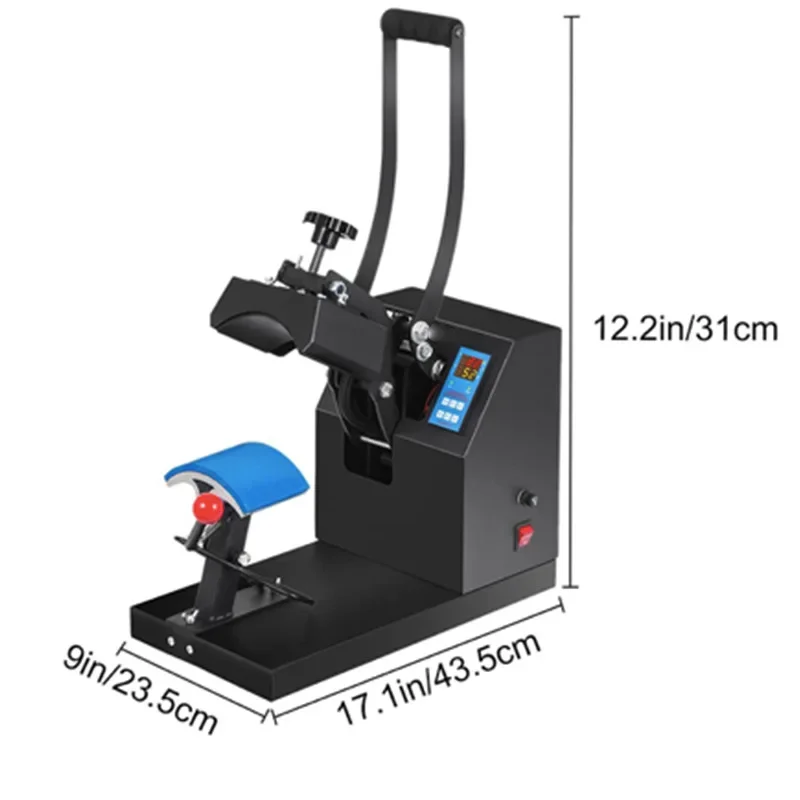 New multifunctional hat baking machine, hat ironing machine, hat printing machine, heat transfer printing machine