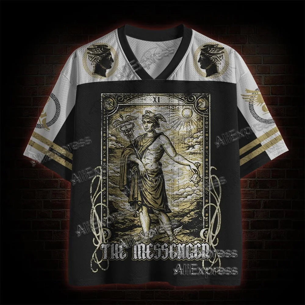 Hot Selling Street Fashion Quick Drying Mesh Sportswear, Adult and Children's V-neck Breathable T-shirts, Horror Movie Series