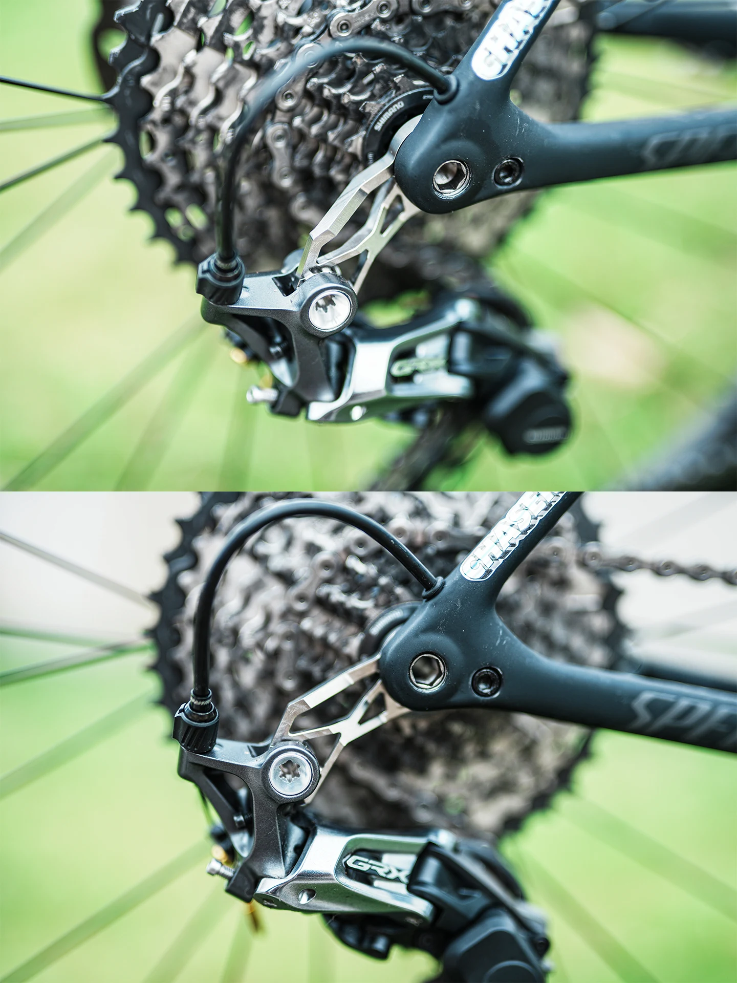 Chaser Rennrad-Schaltaufhänger, ultraleichter Schaltaufhänger aus Titanlegierung, Direktmontage-Schaltaufhänger für SPECIALIZED für SL8/7 – Detail 6