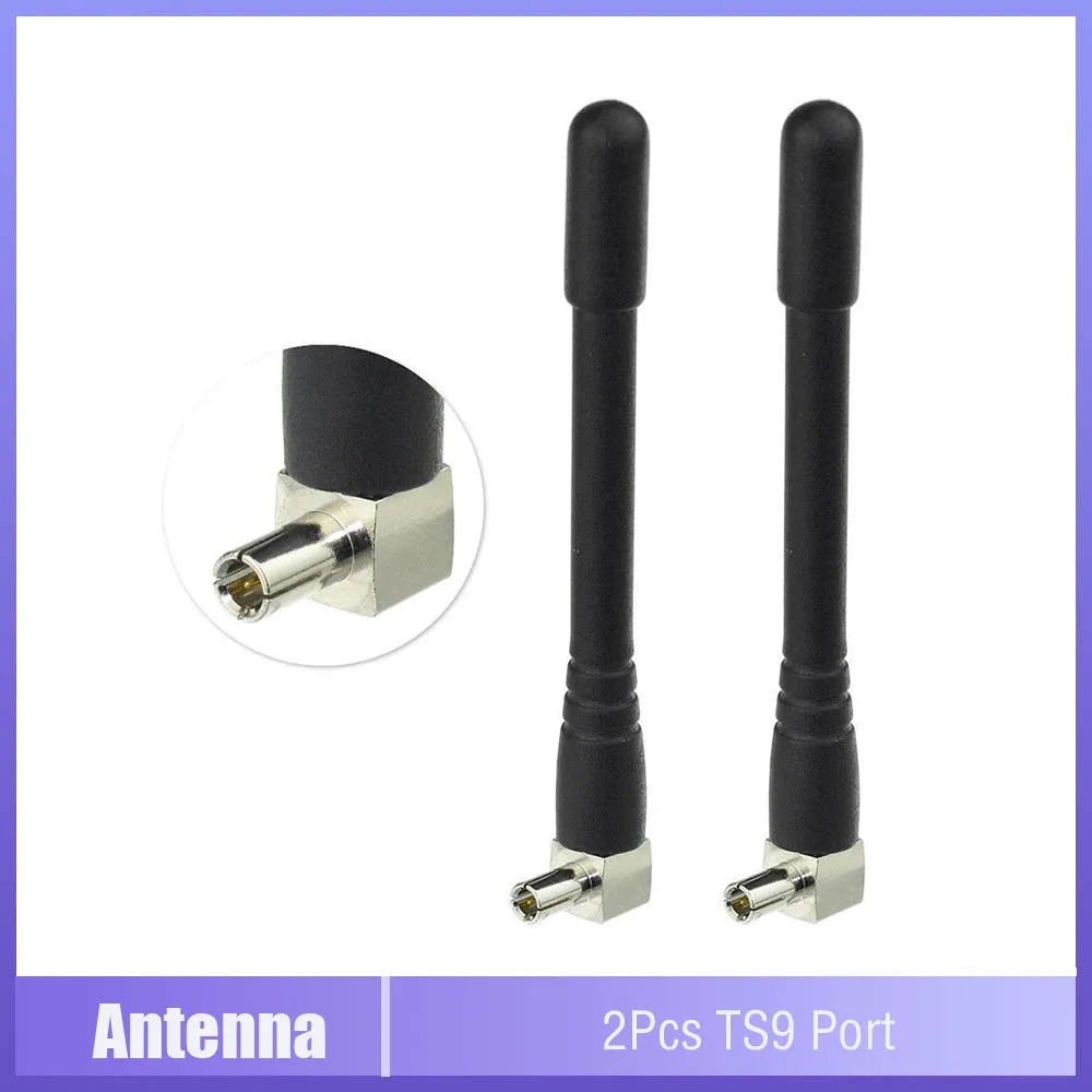 New 2pcs 4G LTE 5dBi antenna TS9 connector for Netgear Aircar  AC790S  AC810S AC800S and more