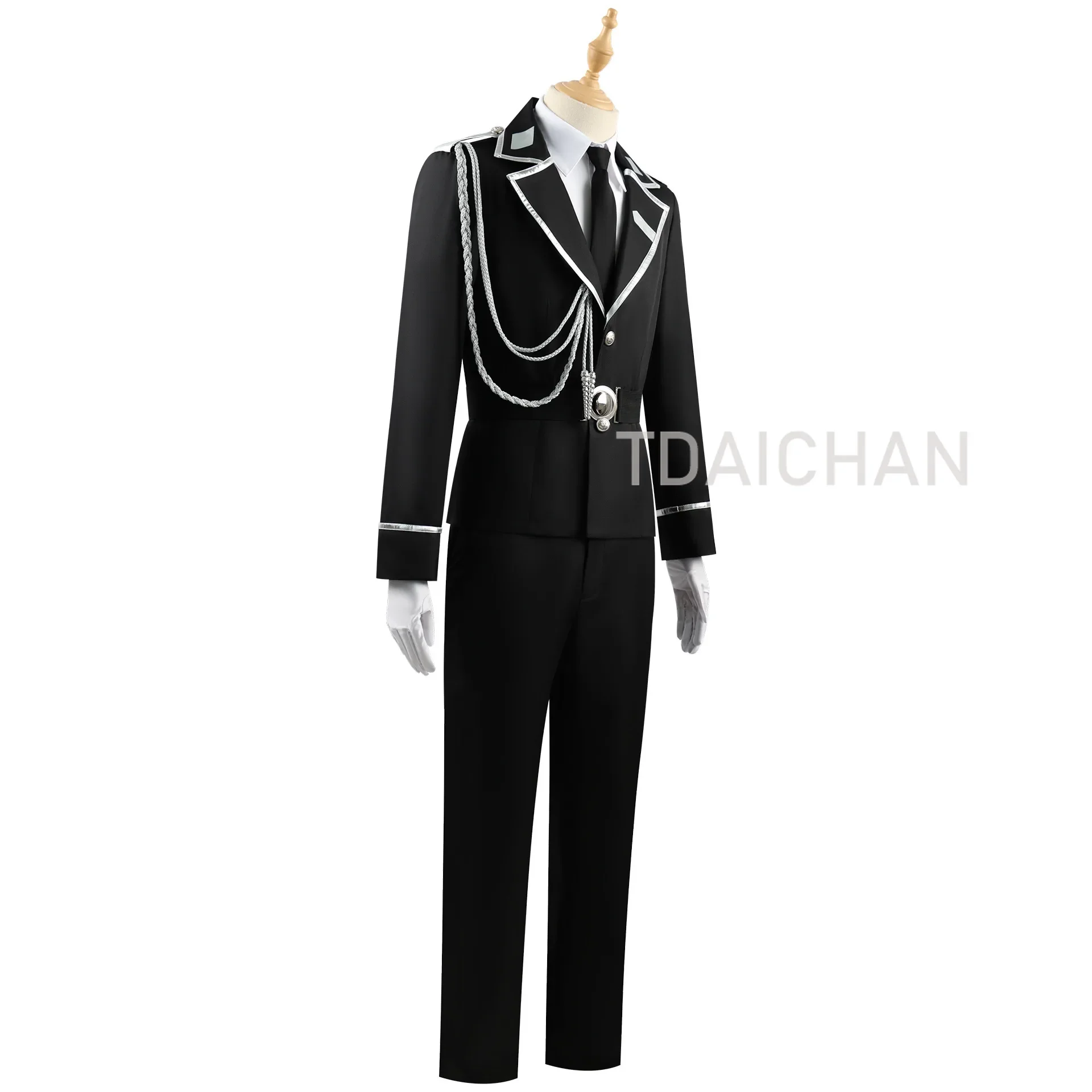 Anime Sweet Punishment I'm A Pet for Guarding Cosplay Aki Myoujin Costume Prison Warden Uniform Cosplay Halloween Uniform wig