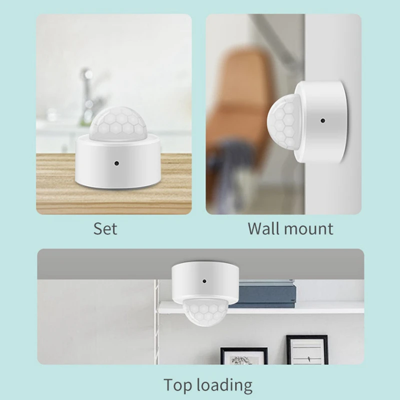 Tuya-インテリジェントホームアプリケーションを備えたZigbeeモーションセンサー,太陽光発電を備えたミニモーション検出システム,人体モーションセンサー,セキュリティ保護,スマートライフ