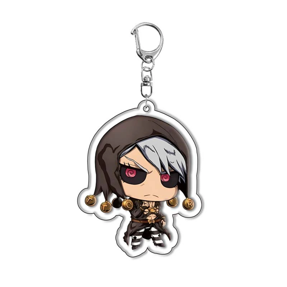 Anime Acrylic Keychain-JoJo\'s Bizarre Adventure Cute y2k Pendant, Suitable for Bags and Keys,cosplay gifts Perfect Gift for Fans