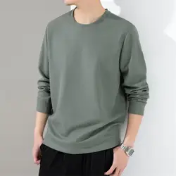 Autumn Winter T Shirt Men Oversized Casual T-Shirts Long Sleeve Shirts Man O Neck Fashion Top Tees Male Clothes